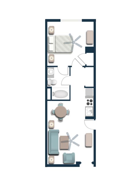 One-Bedroom Villa